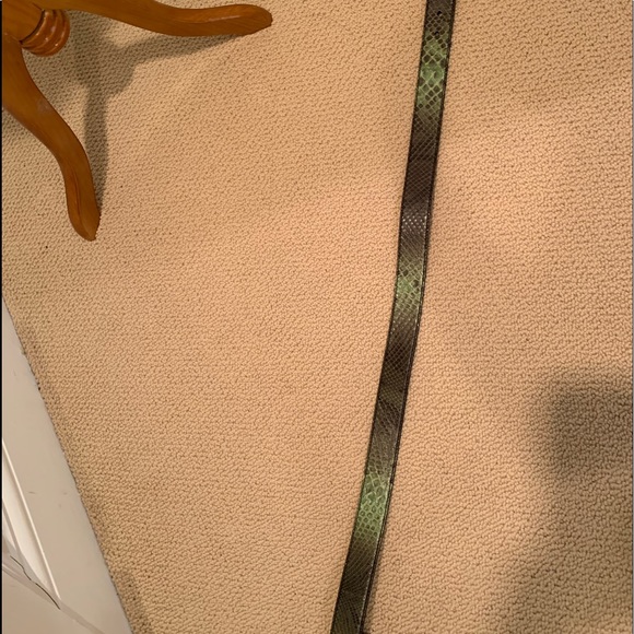 Prada belt authentic, green, real snakeskin - Picture 8 of 8